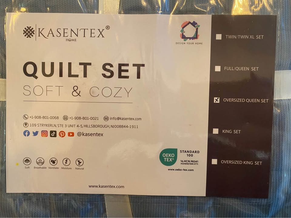 Kasentex Quilt Set Soft and Cozy- Queen - photo 2