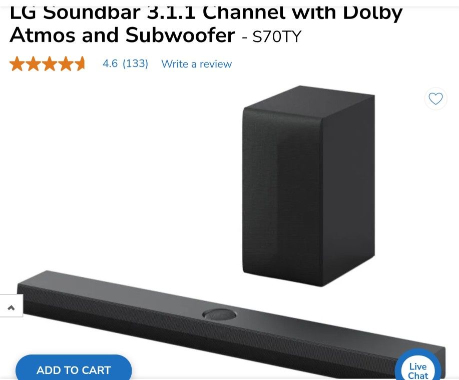LG Soundbar S70TY - photo 2