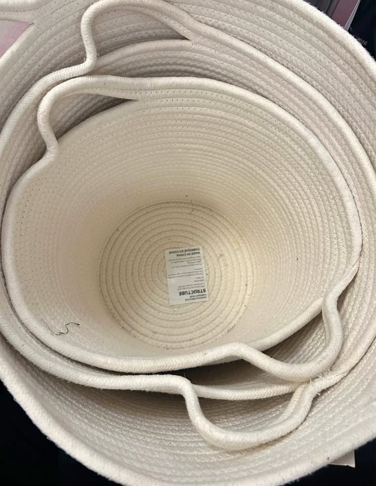 Structube - set of 3 baskets (bought for $70+tx)