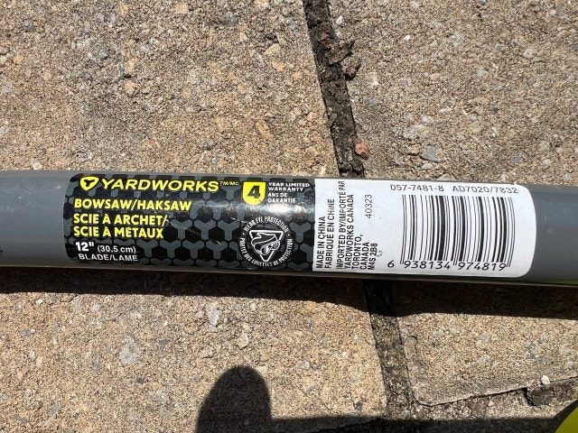Yardworks Haksaw (12 in) - photo 2