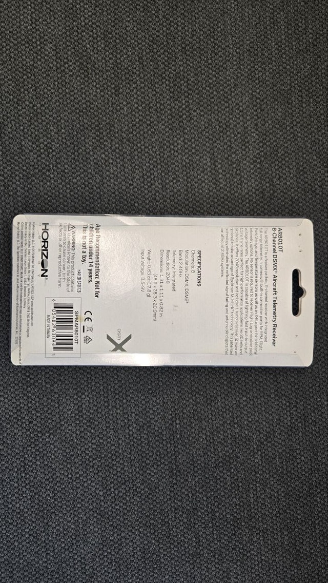 Spektrum AR8010T 8-Ch Receiver - photo 2