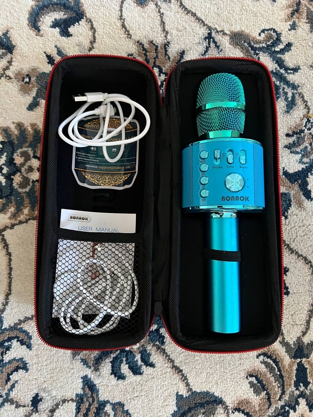 BONAOK Wireless Bluetooth Karaoke Microphone - photo 2