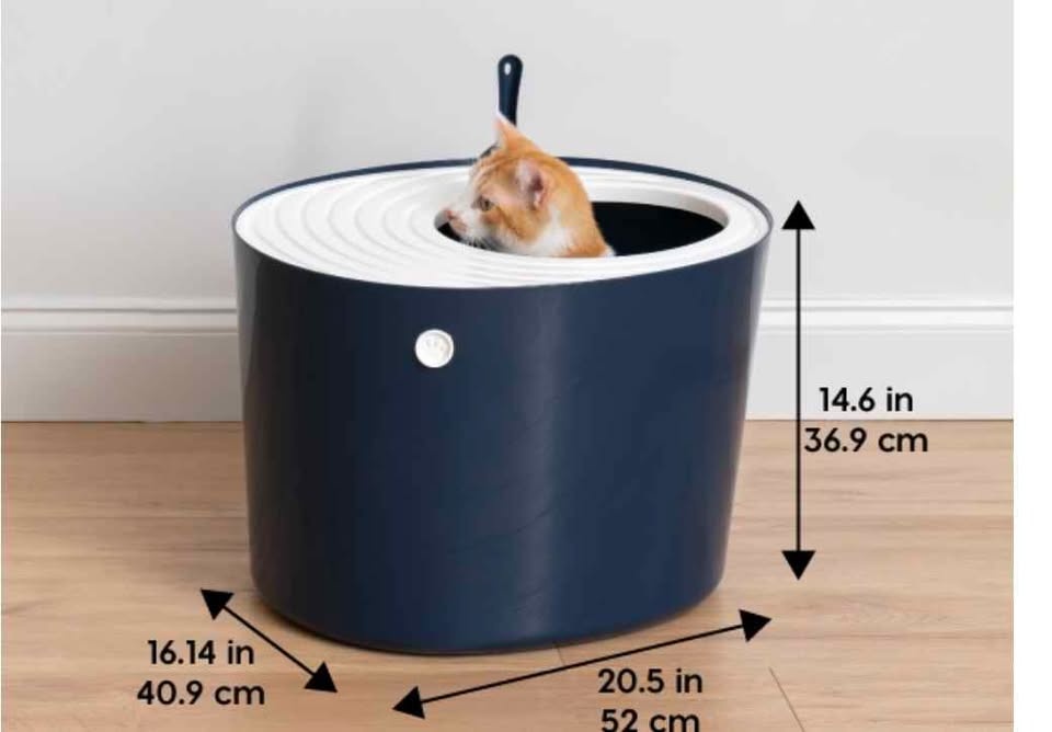 Top entry Large litter box - white🐱🐾✨ - photo 5