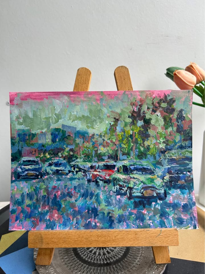 "Urban Jungle" Original Acrylic Painting - photo 2
