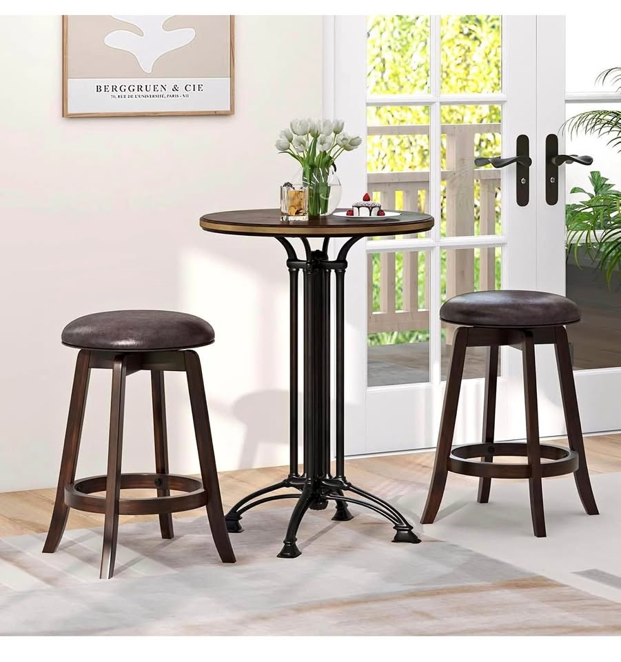 Counter Height Bar Stools Set of 2