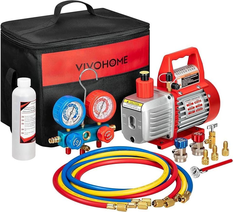 VIVOHOME AC Manifold Gauge Set