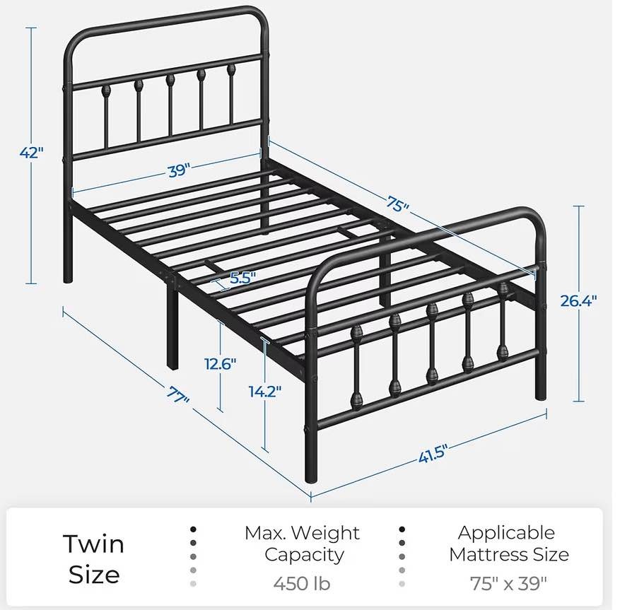 Twin Size Bed Frame - photo 2