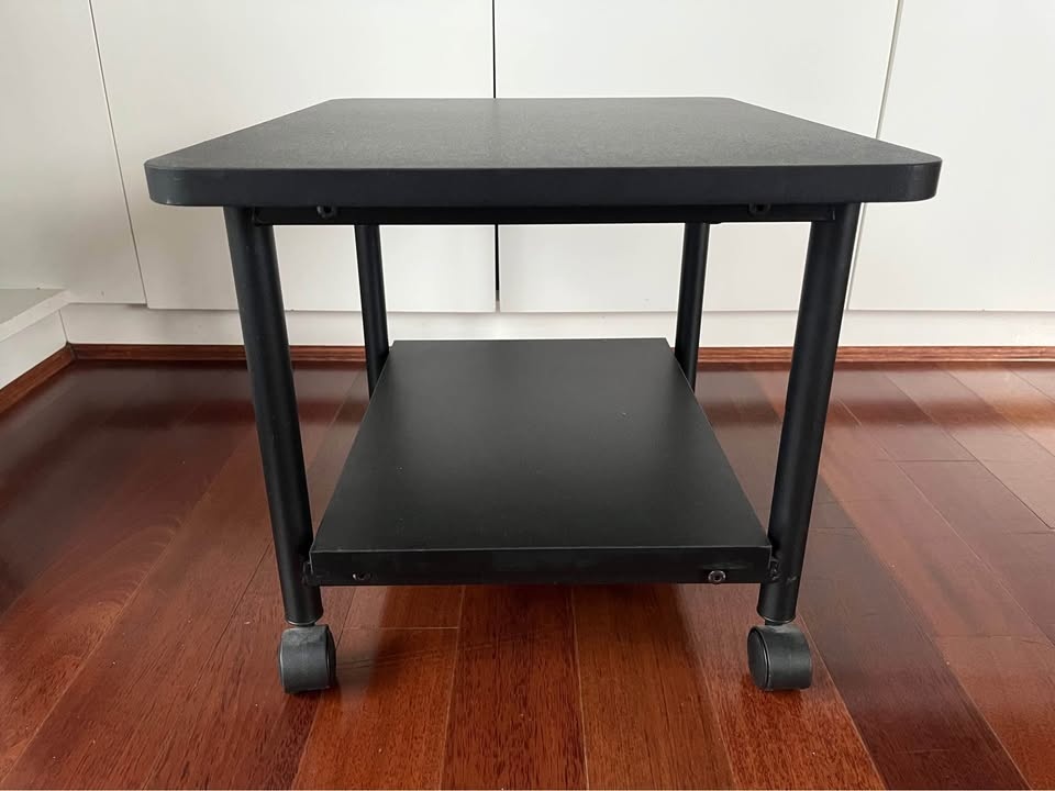 Printer stand on wheels — black — $50 (Vancouver) - photo 2