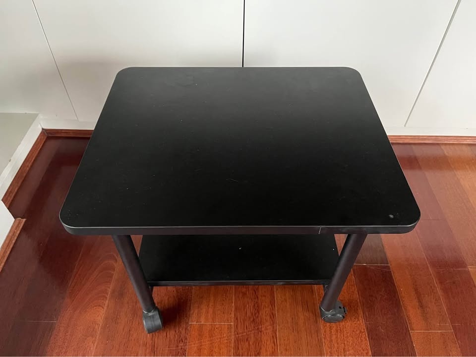 Printer stand on wheels — black — $50 (Vancouver) - photo 3