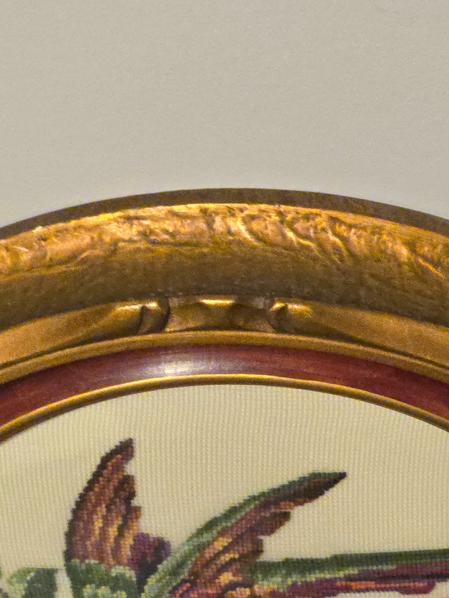Framed Needlepoint Blue Bird - photo 5