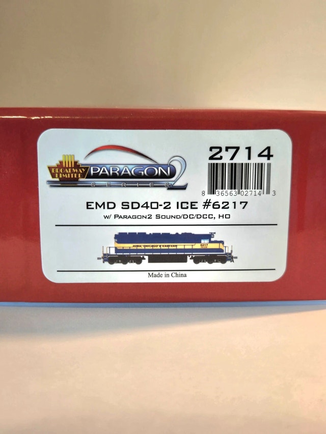 HO Scale Locomotive IC&E #6217 "City of Lyle" - photo 3