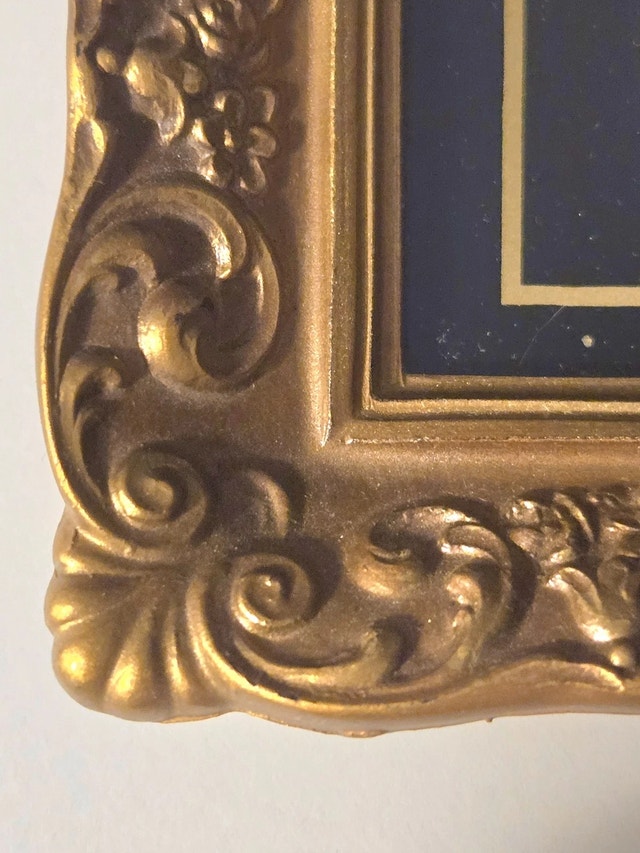 Vintage 4 X 5 Plastic Picture Frame - Illinois Moulding Company - photo 2