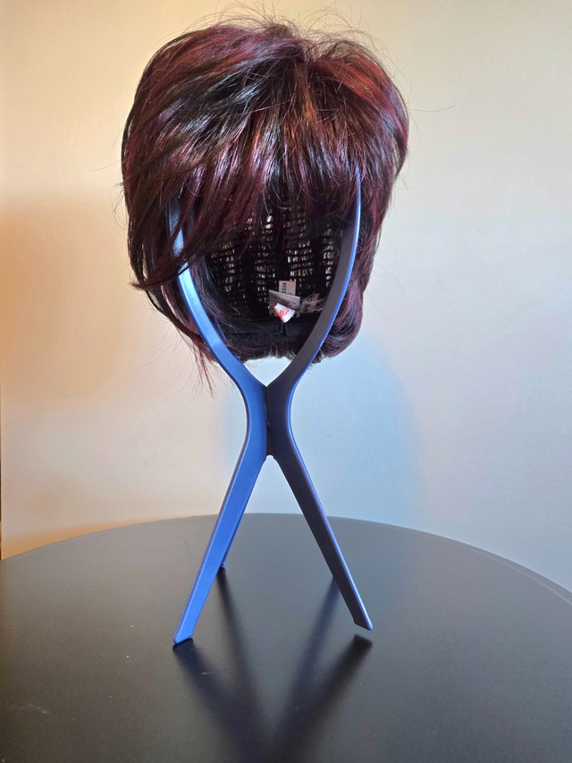 TressAllure Wig - Angled Pixie - Black Burgundy