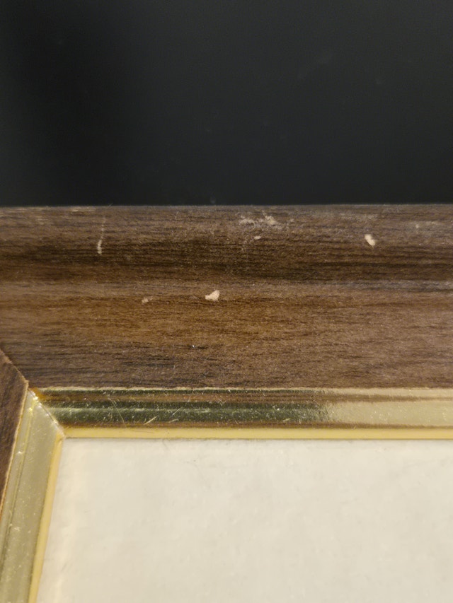 Picture Frame 5X7 IIC 2706 H3 Walnut 1970s - photo 5