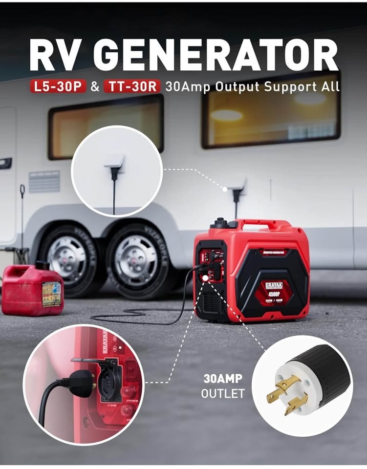 ERAYAK 4500W Portable Inverter Generator - photo 4