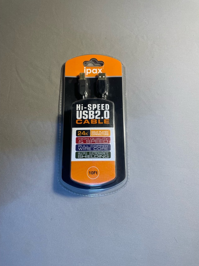 NEW SEALED 10ft Hi-Speed USB 2.0 Printer Scanner Cable