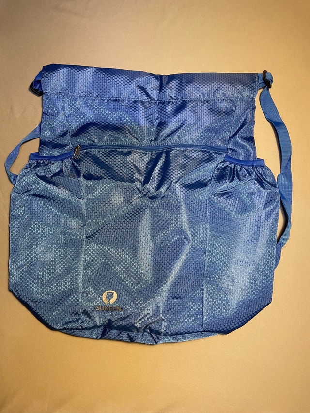 Brand New Blue Foldable Backpack Tote Gym Travel pickelball