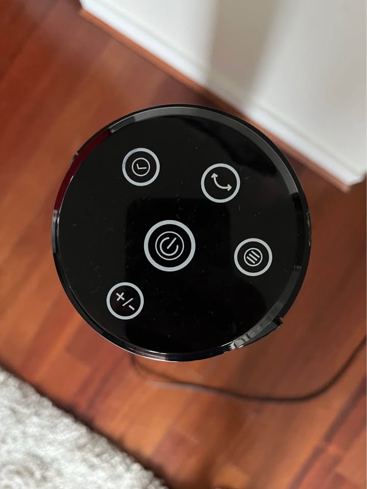 Westinghouse oscillating tower fan — black — $15 - photo 4
