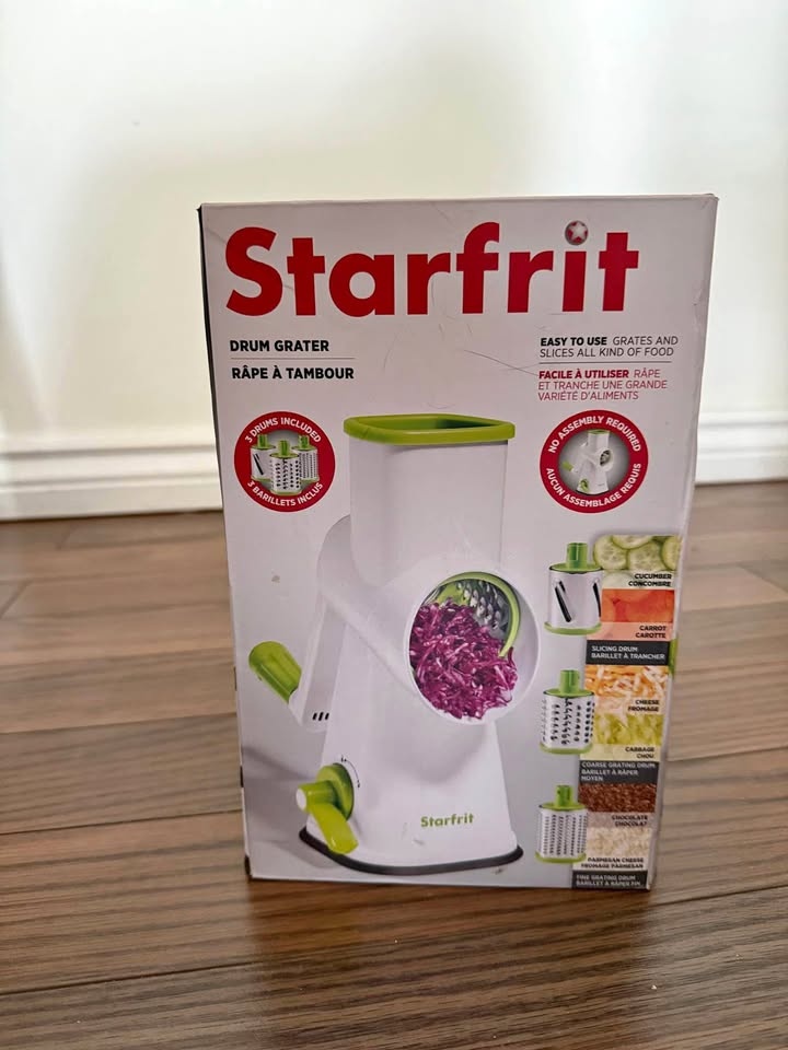 Starfrit Drum Grater – Brand New in Box