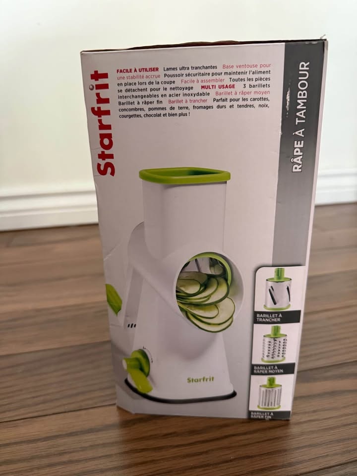 Starfrit Drum Grater – Brand New in Box - photo 2