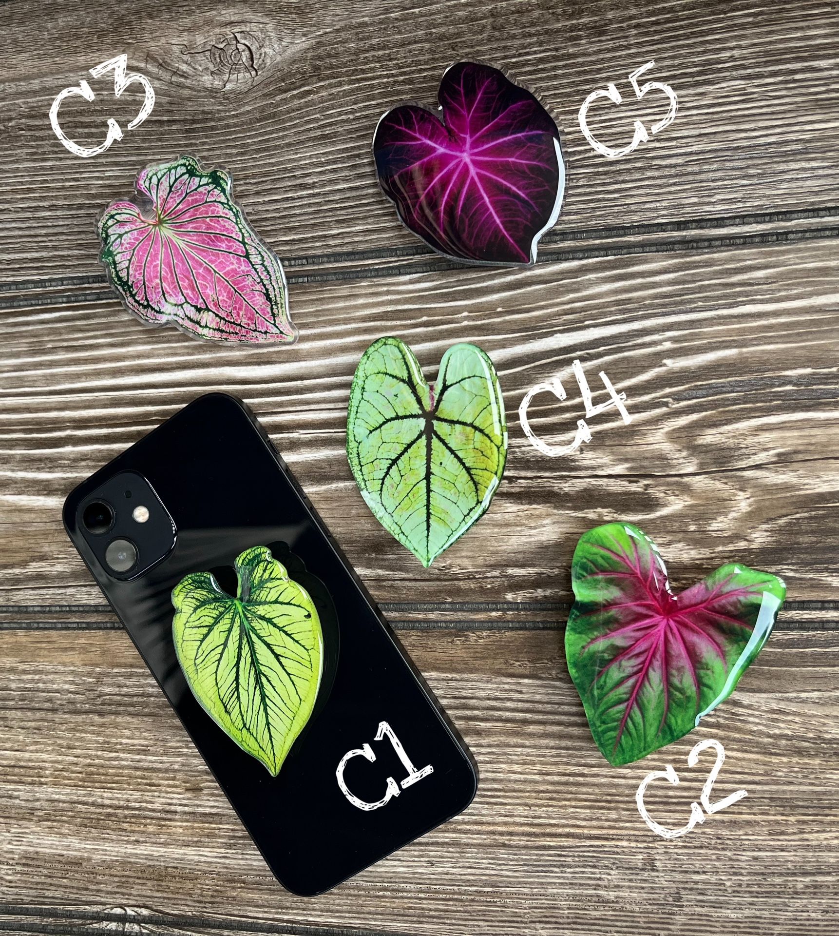 Leaf Pop Sockets