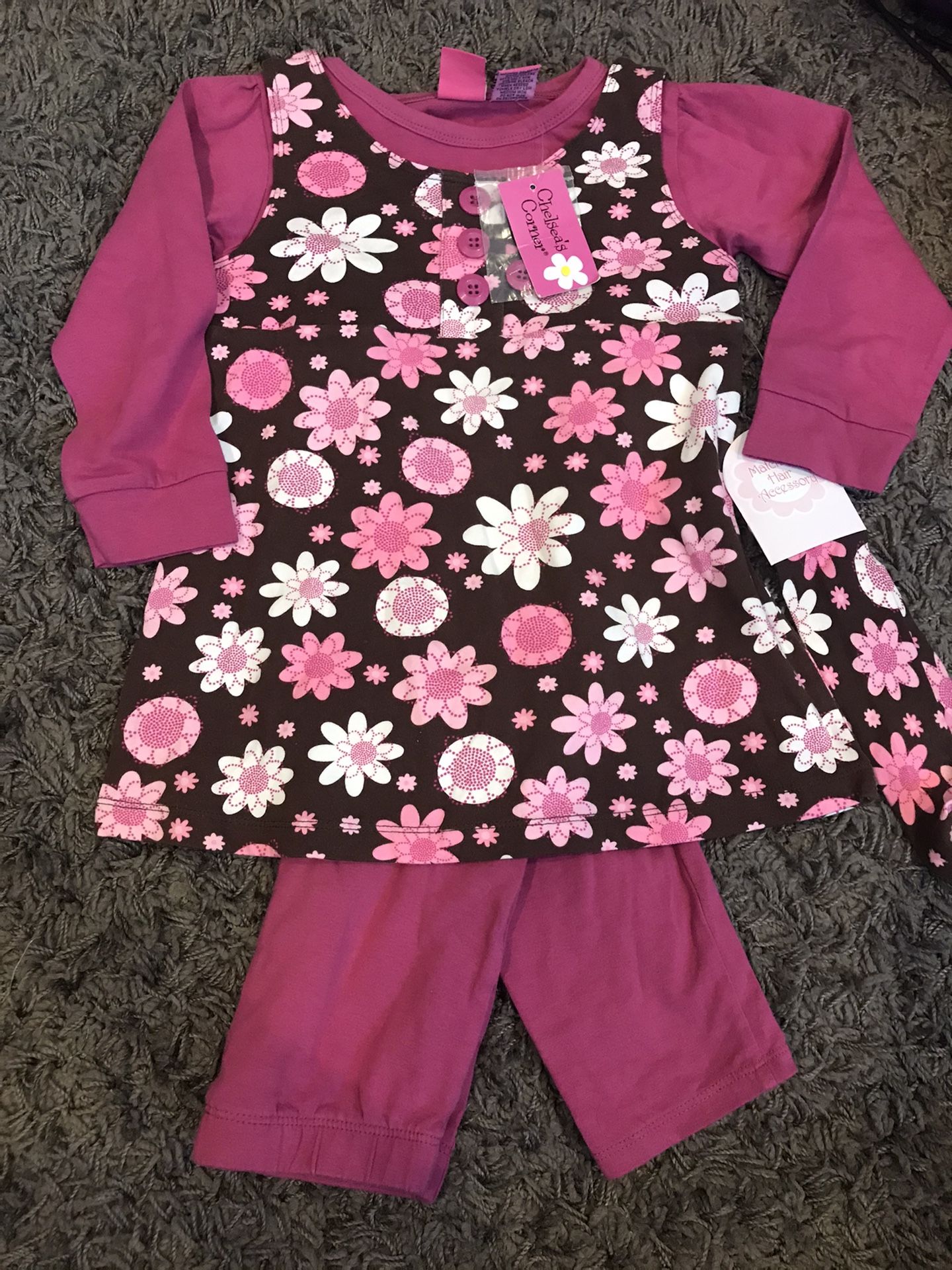 Size 2T, brand new, dress, skirt, jeans. $5 each - photo 3