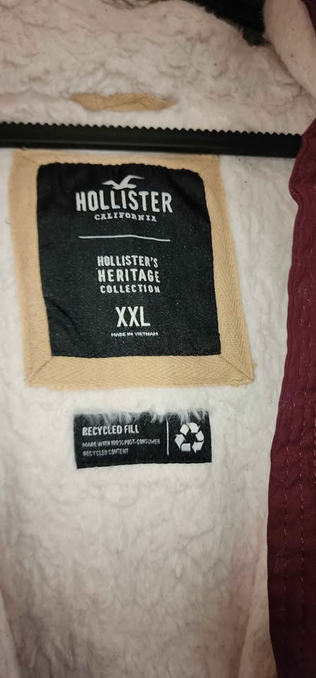 Hollister women's sherpa fur hooded jacket - photo 2