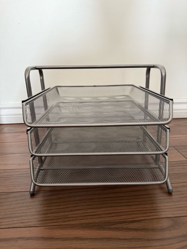 Wire & Mesh 3-Tier Commercial Grade Letter Tray