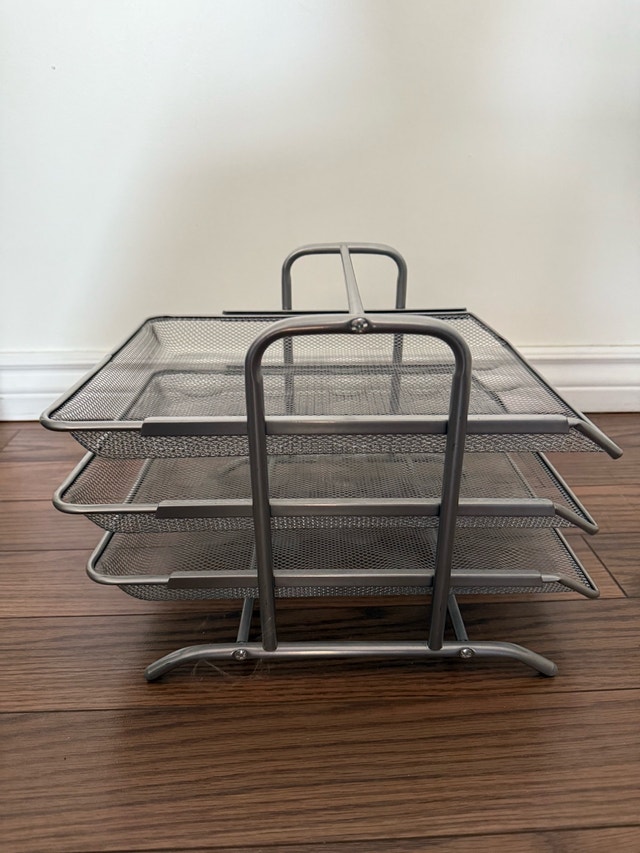 Wire & Mesh 3-Tier Commercial Grade Letter Tray - photo 3