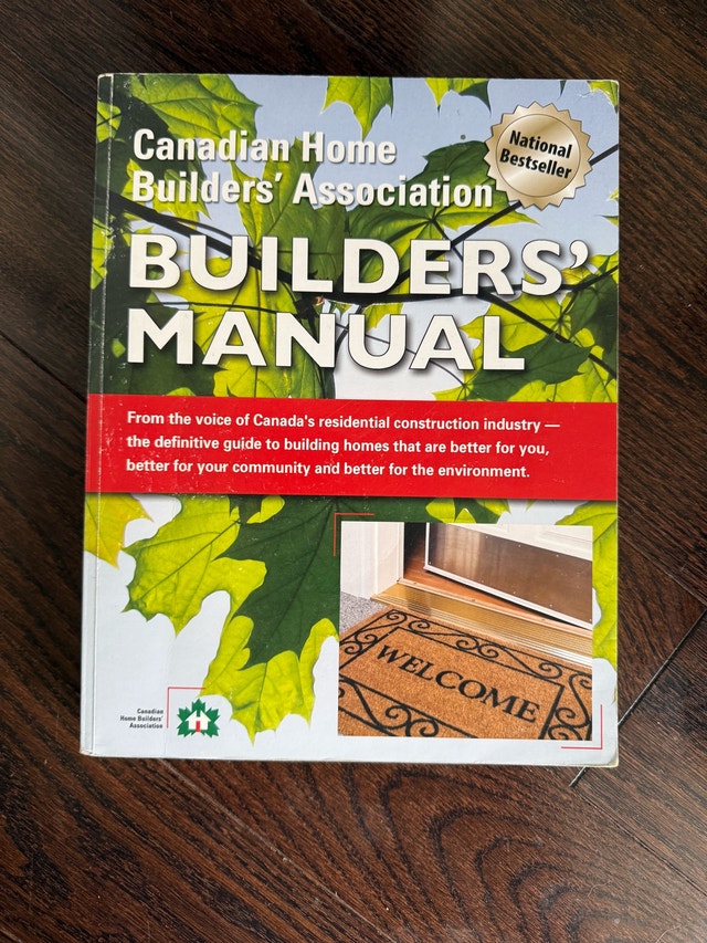Canadian Home Builders Manual