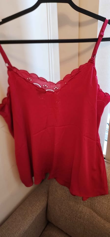 Torrid eyelet trim sleeveless blouse - photo 2