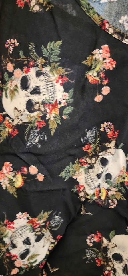Torrid floral skull sleeveless top - photo 5
