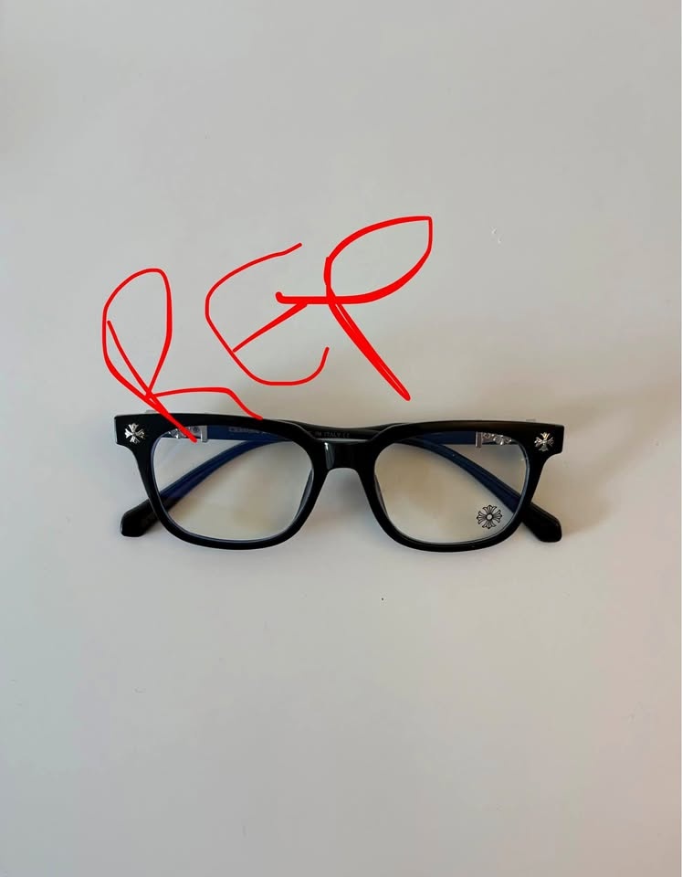 Chrome Hearts Glasses - Black