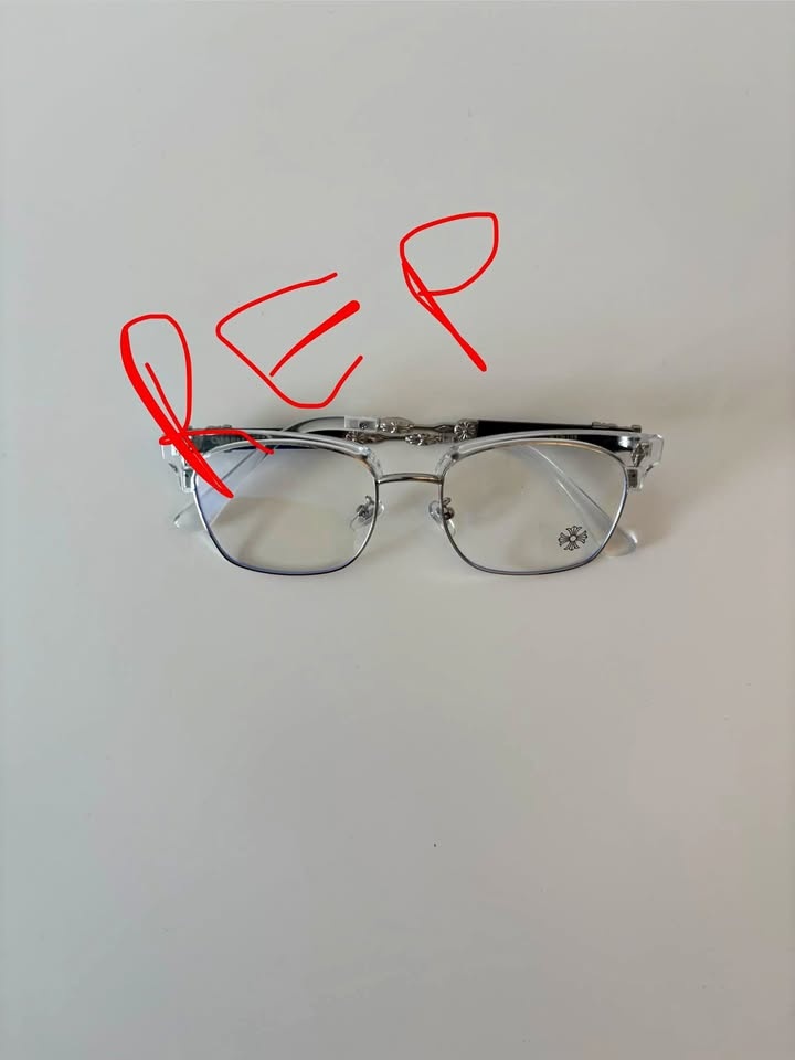 Chrome Hearts Glasses - Silver