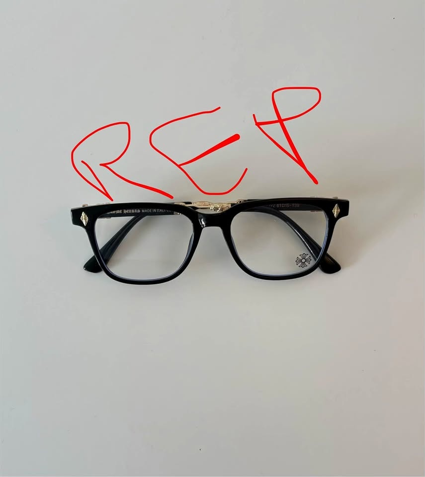 Chrome Hearts Glasses - Black Gold