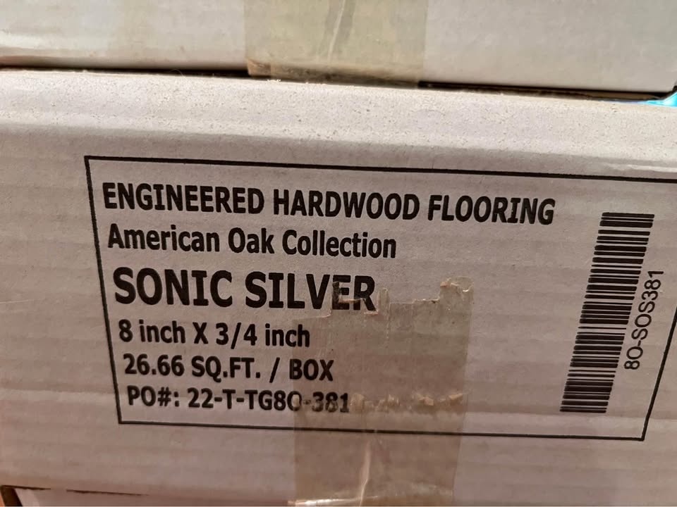 Sonic silver Engineered hardwood 8" width by 3/4" thk - photo 5