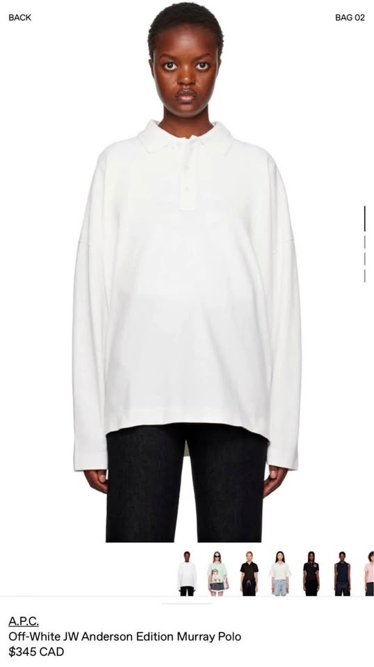 A.P.C. x JW Anderson Murray Polo Tshirt