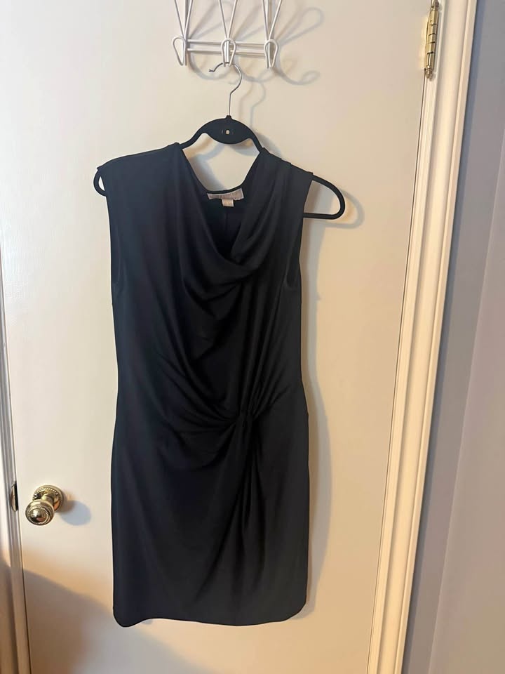 Ladies Michael Kors Wrap Dress - Size L - Black