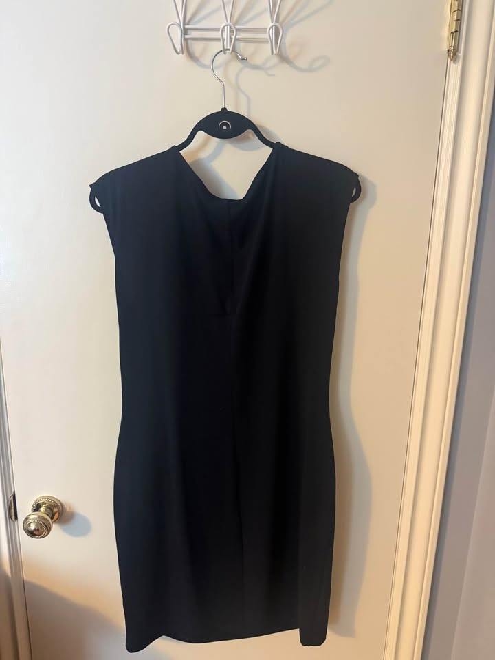 Ladies Michael Kors Wrap Dress - Size L - Black - photo 2