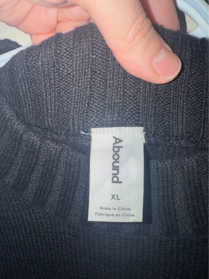 Ladies Sweater Dress - Size XL - Black - photo 3