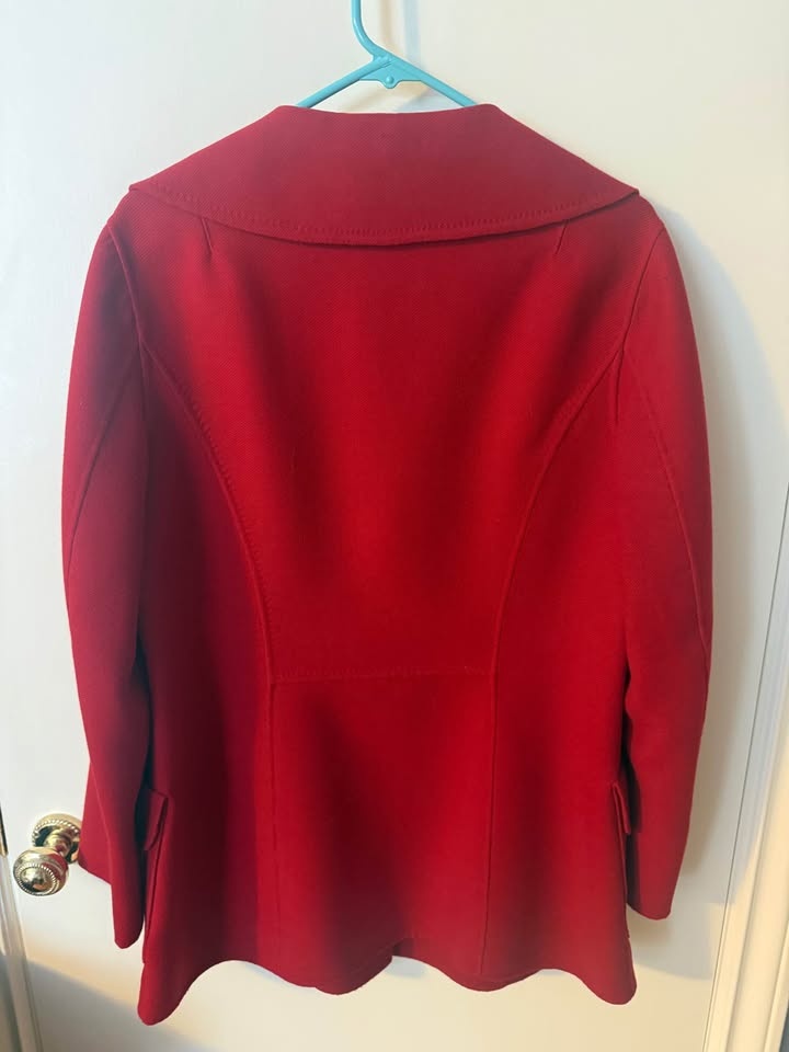 Vintage Ladies Talbots Light Jacket/Blazer - Size 12 - Red - photo 2