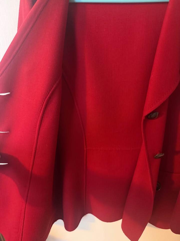 Vintage Ladies Talbots Light Jacket/Blazer - Size 12 - Red - photo 5