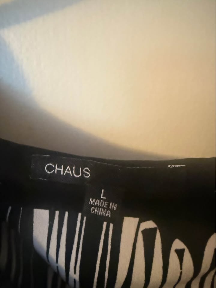 Ladies Chaus Work Dress - Size L - Black & White - photo 3