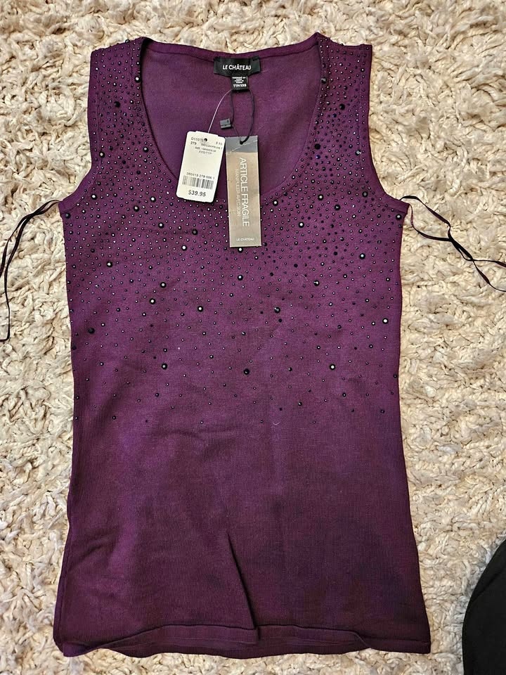 Dressy Holiday tank top XXS - BRAND NEW