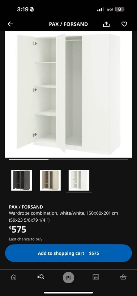 IKEA pax wardrobe - photo 3