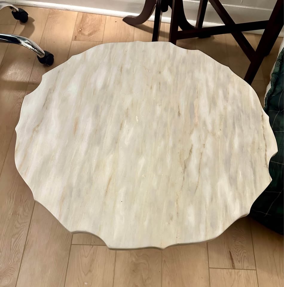 Italian Vintage Marble Baroque Side Table - photo 3