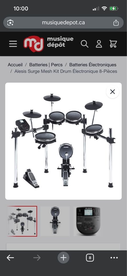Alesis Surge Mesh Electric Drum Kit - photo 2