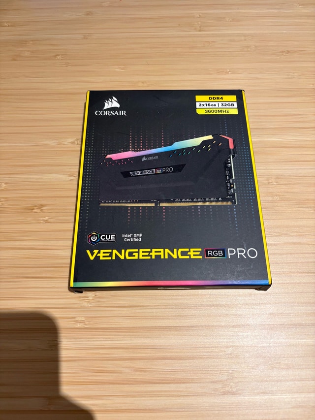 Corsair Vengeance RGB Pro Ram 32GB (2x16GB) DDR4 3600MHz