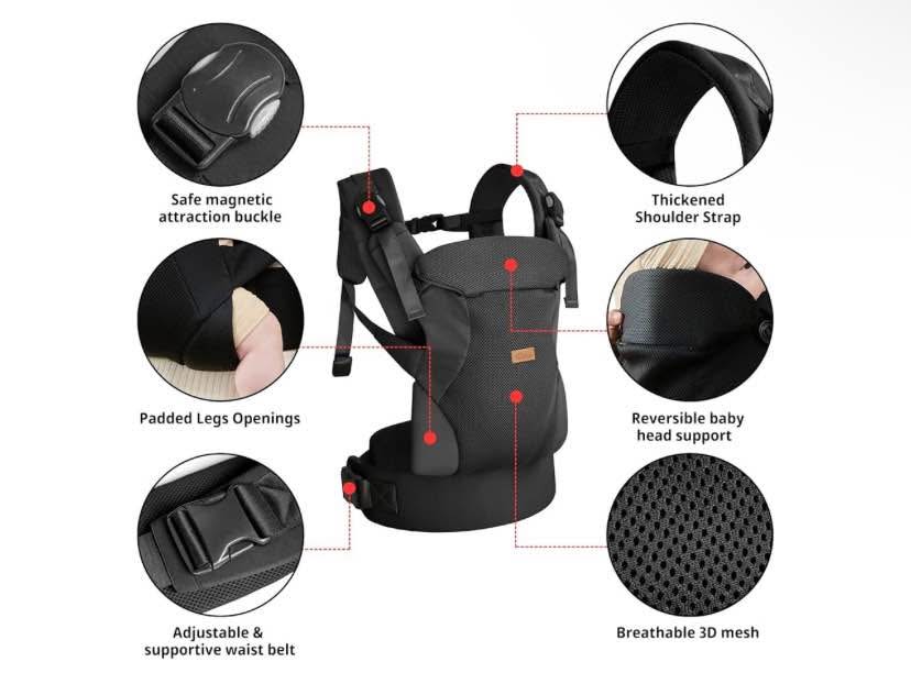 Baby Carrier Newborn to Toddler up to 40lbs - photo 5