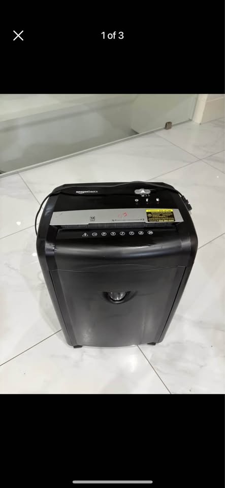 12 sheet paper / cd shredder- like new - photo 2